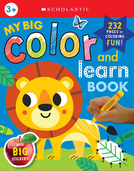 MY BIG COLOR & LEARN BOOK: SCHOLASTIC EARLY LEARNERS (COLORING BOOK) - Retail Maharaj