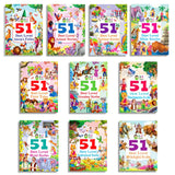 FUN READS 51 Best Loved Stories | Pack of 10 Books | Paperback Edition | Pastime Favorite | Bedtime Stories | Mythological, Fairy Tales & Moral Knowledge Books for Children - Retail Maharaj