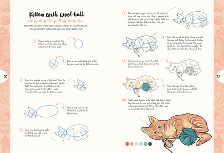 10 Step Drawing: Cats: Draw Over 50 Fabulous Felines in 10 Easy Steps - Retail Maharaj