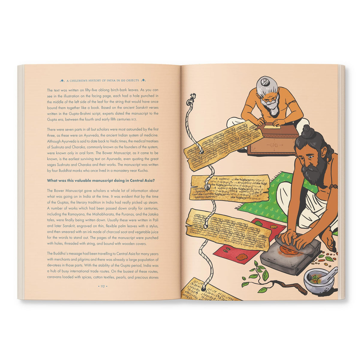 A Children's History of India in 100 Objects: Indian History from Ancient Times to Present Day through Various Artefacts and Art | Full-Colour Illustrated Book for Young Readers - Retail Maharaj