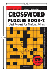 Crossword Puzzles Book 2: Ideal Retreat for Thinking Minds | Build Vocabulary & Critical Thinking | Ages 7–12 | 50+ Fun Brain Teasers for Kids - Retail Maharaj