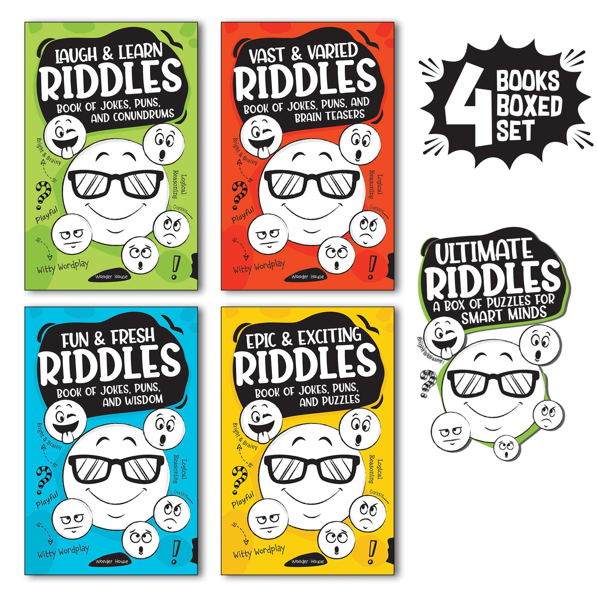 Ultimate Riddles (Boxed Set of 4 Books) - Retail Maharaj