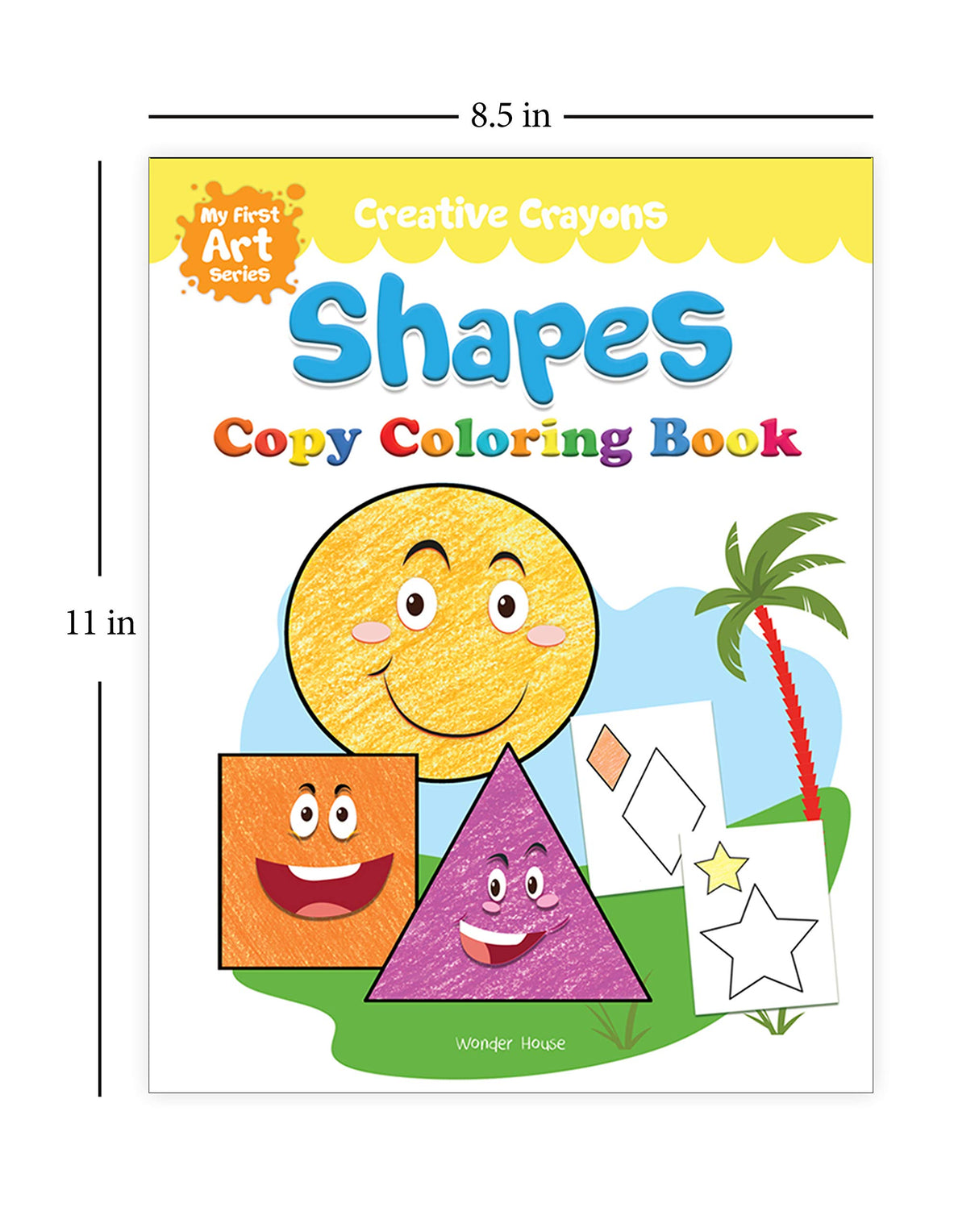 Colouring Book of Shapes: Creative Crayons Series - Crayon Copy Colour Books - Retail Maharaj