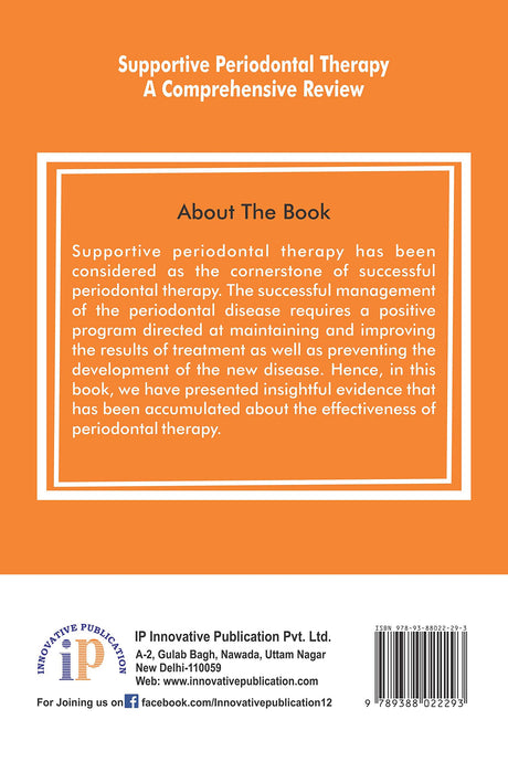 A Textbook of Supportive Periodontal Therapy : A Comprehensive Review For Post Graduate Students(Nov, 2019) - Retail Maharaj