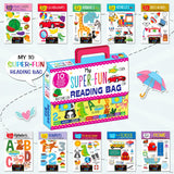 Hello Friend Books My Super Fun Reading Bag: Set of 10 Amazing Reading Practice Books - Perfect for Kids, Travel and Gifting / Return Gifts - Retail Maharaj