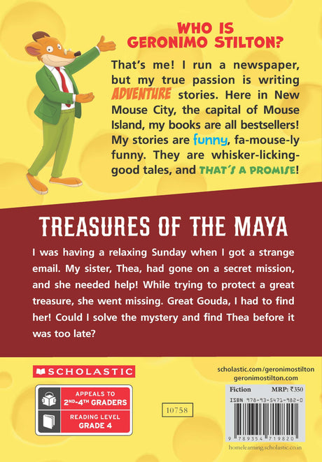 Geronimo Stilton #83: Treasures of the Maya - Retail Maharaj