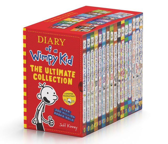 Diary of a Wimpy Kid Boxset: The Ultimate Collection 16 Books Boxset (Books 1-16) | #1 International Bestselling Series | 250+ Million Copy Bestseller | Ages 8+ Years - Retail Maharaj
