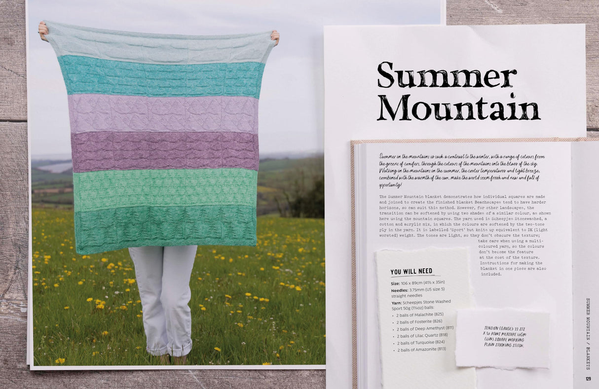 The Art of Landscape Knitting: Beginner Knitting Patterns for Bespoke Blankets - Retail Maharaj