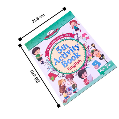 Combo of Two Activity Books-English and General Awareness – for 7+yrs old children. Visually Attractive Pages and Interesting activities for kids - Retail Maharaj