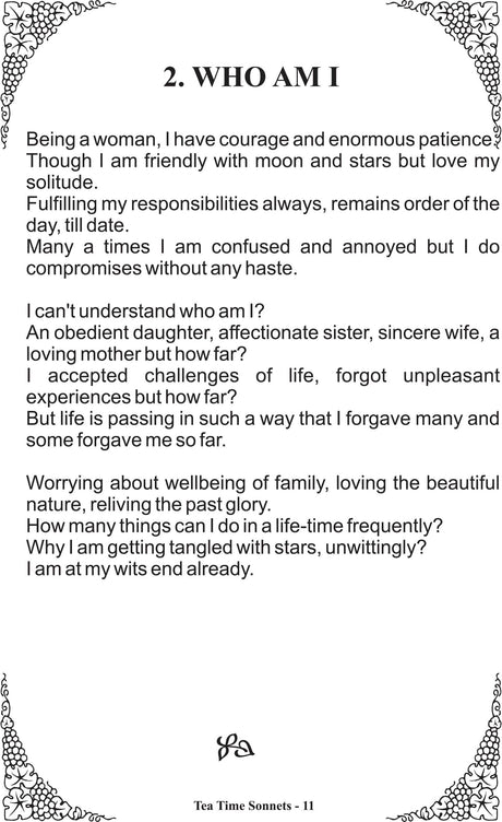 TEA TIME SONNETS - Retail Maharaj