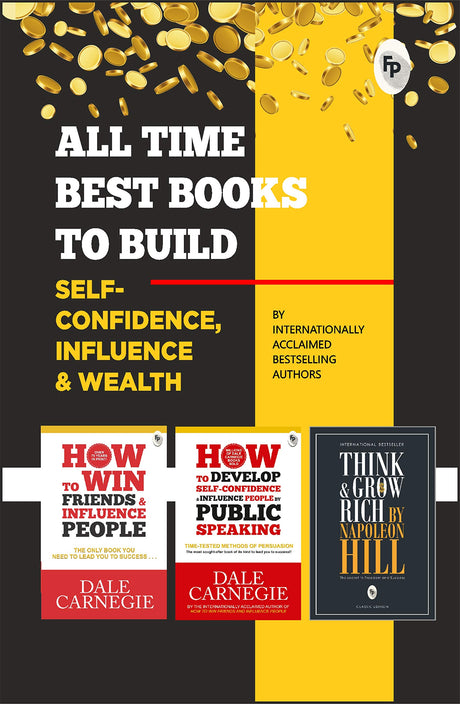 All Time Best Books To Build Self-Confidence, Influence & Wealth (Box Set of 3 Books) - Retail Maharaj