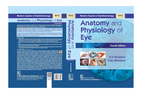 Anatomy And Physiology Of Eye 4Ed (Mso Series) (Hb 2024) (Modern System of Ophthalmology Anatomy and Physiology of Eye) - Retail Maharaj