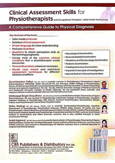 Clinical Assessment Skilss For Physiotherapists And Occupationals (Pb 2017) - Retail Maharaj