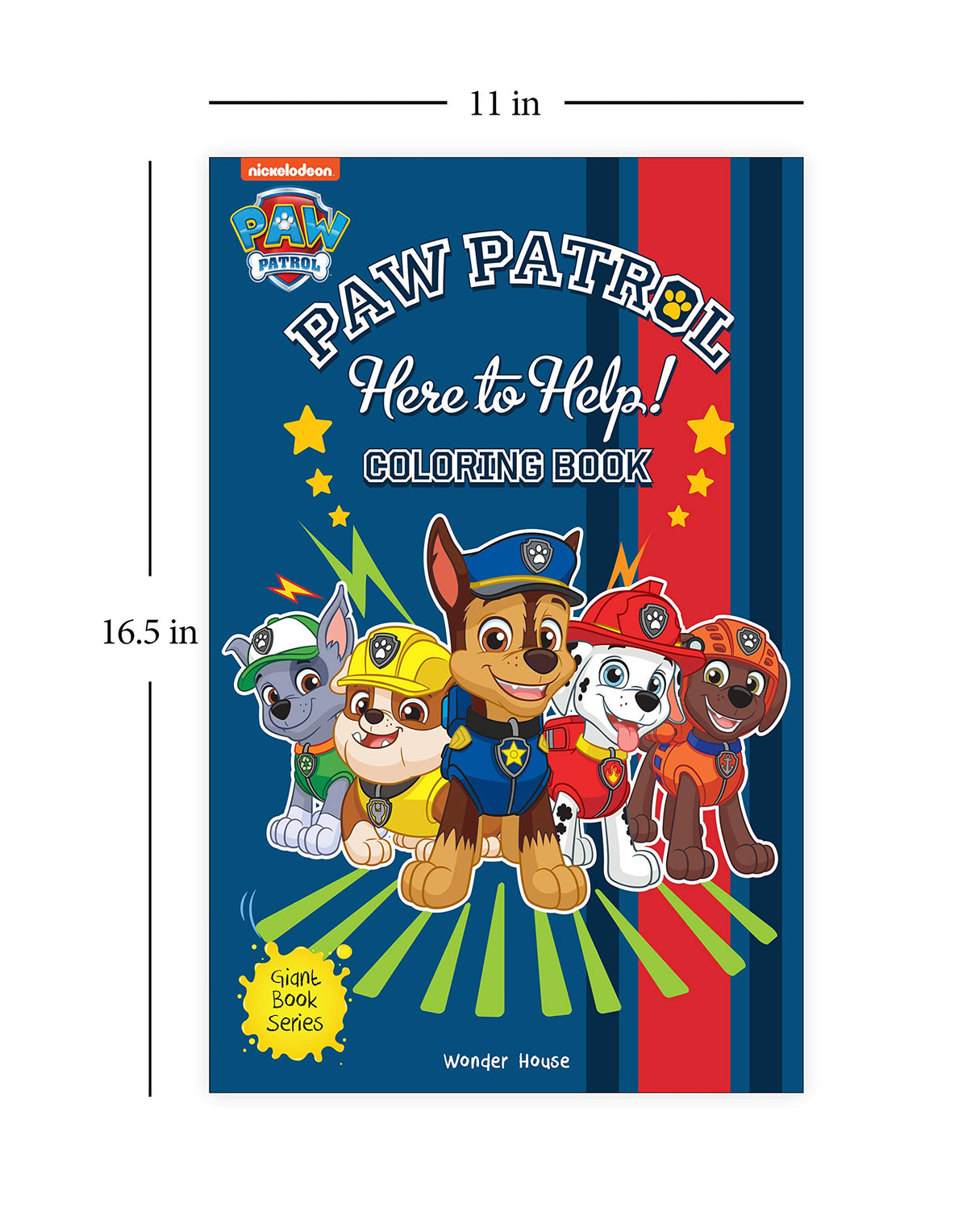 Here to Help! : Paw Patrol Giant Coloring Book For Kids - Retail Maharaj