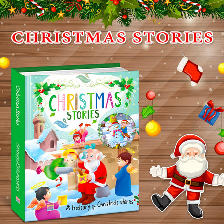 A Treasury of Christmas Stories Book for Kids and Children: Inspiring, Jesus Bedtime Story, Santa Claus, Bible Stories with Colorful Picture and Gifts for Christmas Occasion - Ages 5+ Year - Retail Maharaj