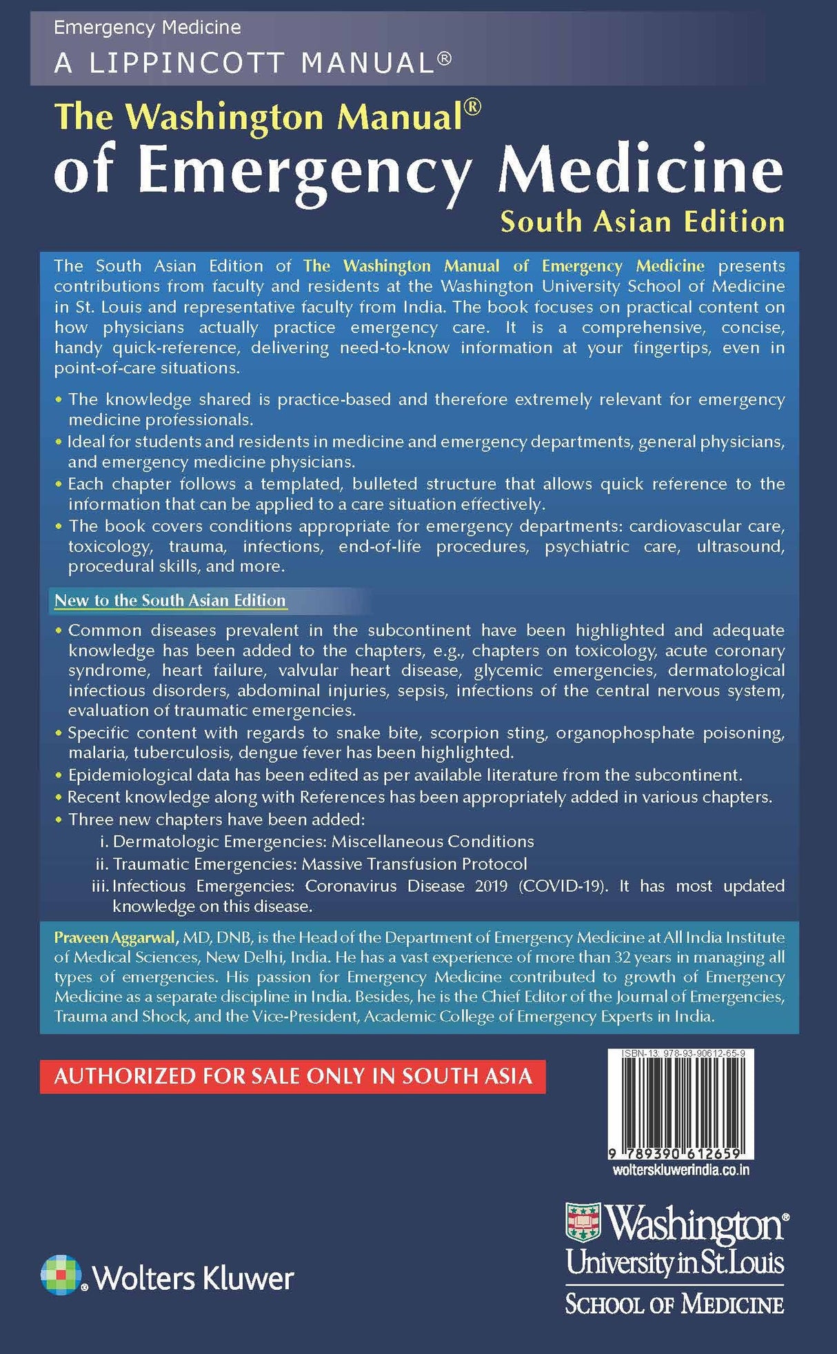 The Washington Manual of Emergency Medicine, South Asian ed - Retail Maharaj