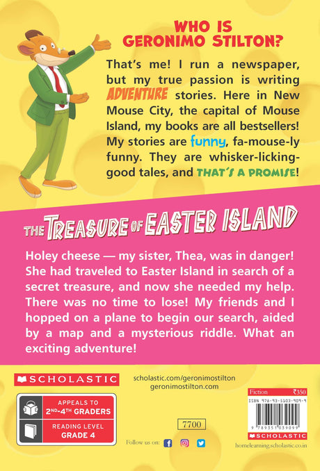 GERONIMO STILTON #60 THE TREASURE OF EASTER ISLAND - Retail Maharaj