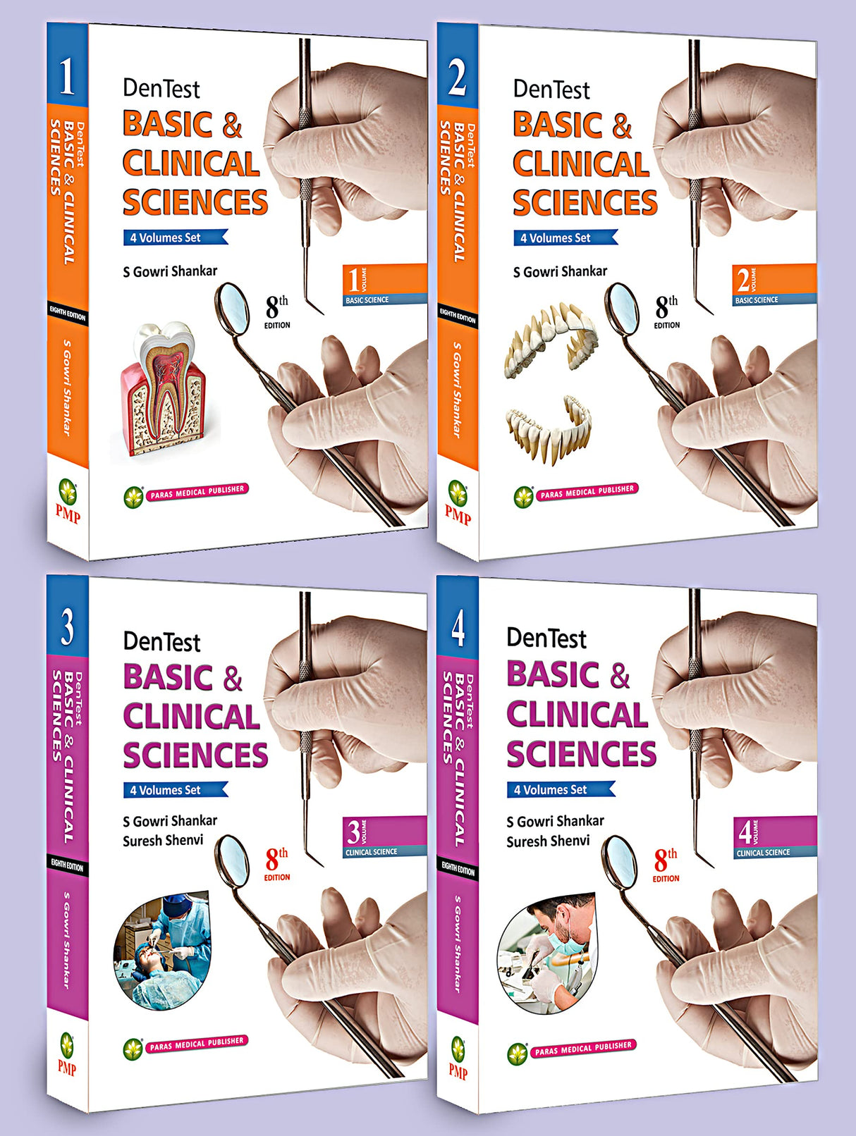 DenTest Basic & Clinical Sciences (8th Ed. 2023) (4 Vols Set) - Retail Maharaj