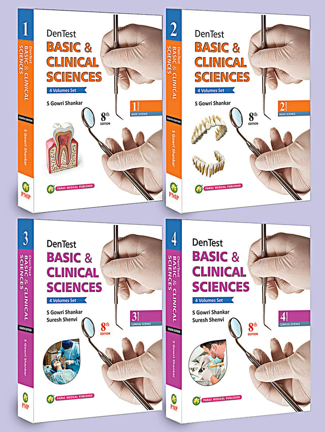 DenTest Basic & Clinical Sciences (8th Ed. 2023) (4 Vols Set) - Retail Maharaj