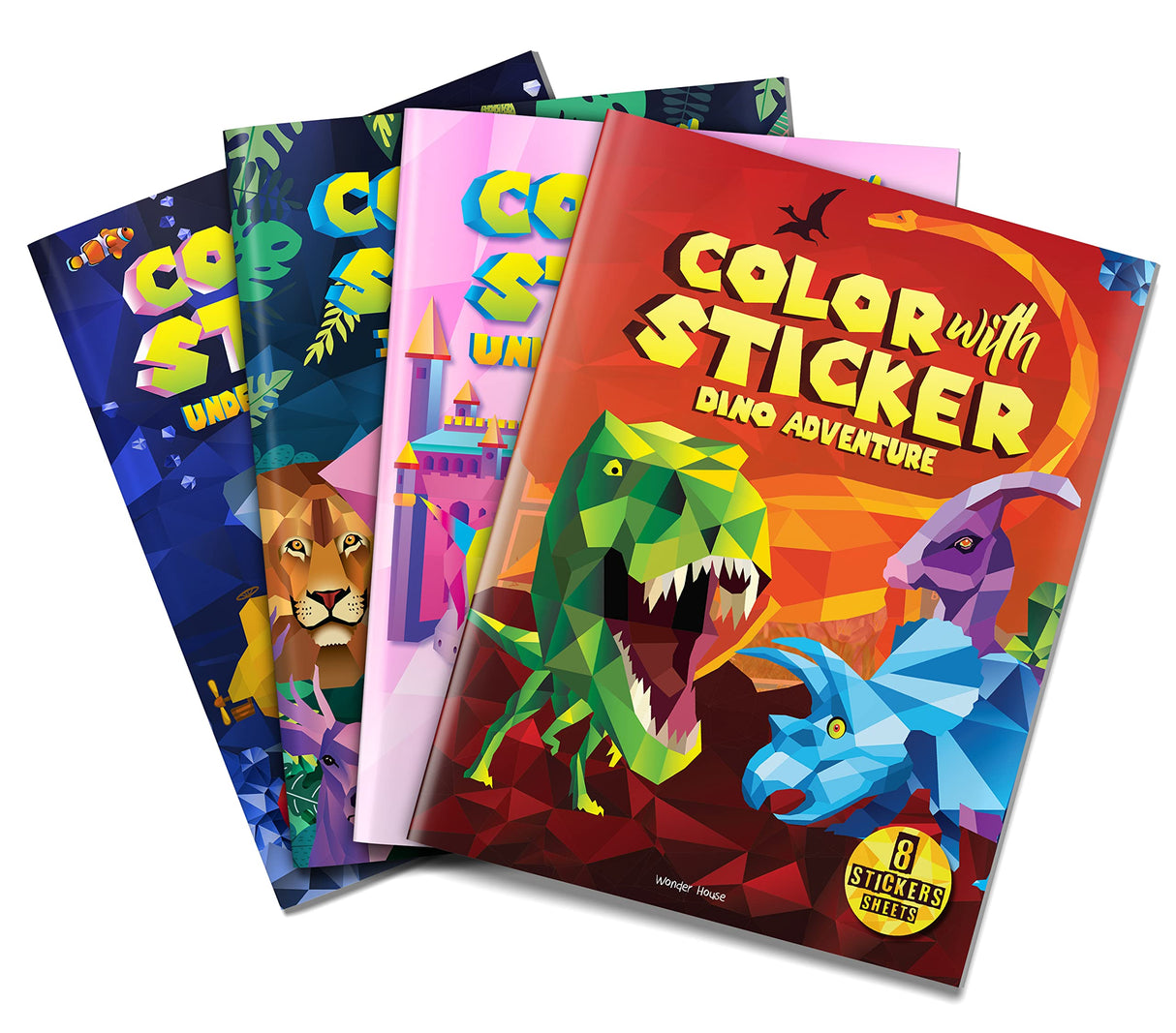 Color with Sticker - Dino Adventure - Retail Maharaj