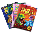 Color with Sticker - Dino Adventure - Retail Maharaj