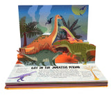 Pop Up Dinosaurs Book for Kids: Interactive Learning with Adventure Pop-Up Scenes | Explore Jurassic World | Facts, Flaps & Fun Prehistoric Creatures ... Dinosaurs | Children's Nature Pop Up Book - Retail Maharaj