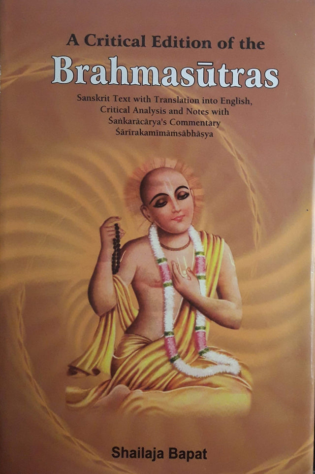 A Critical Edition of the Brahmasutras (3 Volume Set) - Retail Maharaj