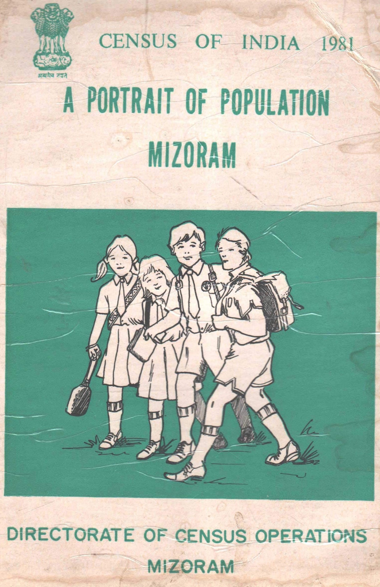 Census of India 1981 - Mizoram - A Portrait of Population [Paperback] Directorate of Census Operations