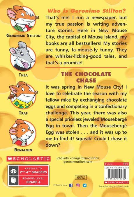 GERONIMO STILTON #67: THE CHOCOLATE CHASE (PB) - Retail Maharaj
