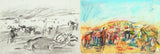 An Indian Sketchbook: Anthony Eyton (The Ra Sketchbooks) - Retail Maharaj