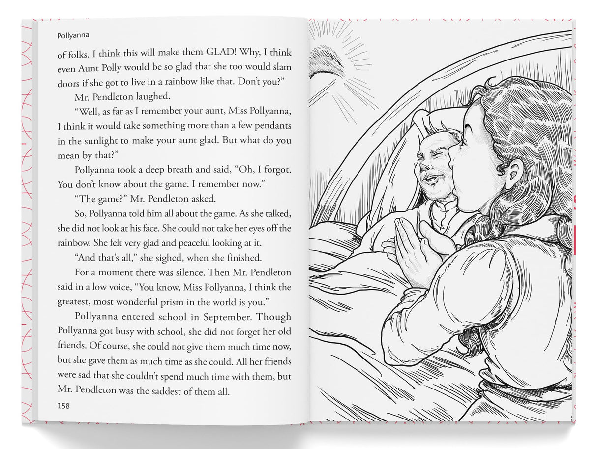Pollyanna : Illustrated Abridged Children Classics English Novel with Review Questions - Retail Maharaj
