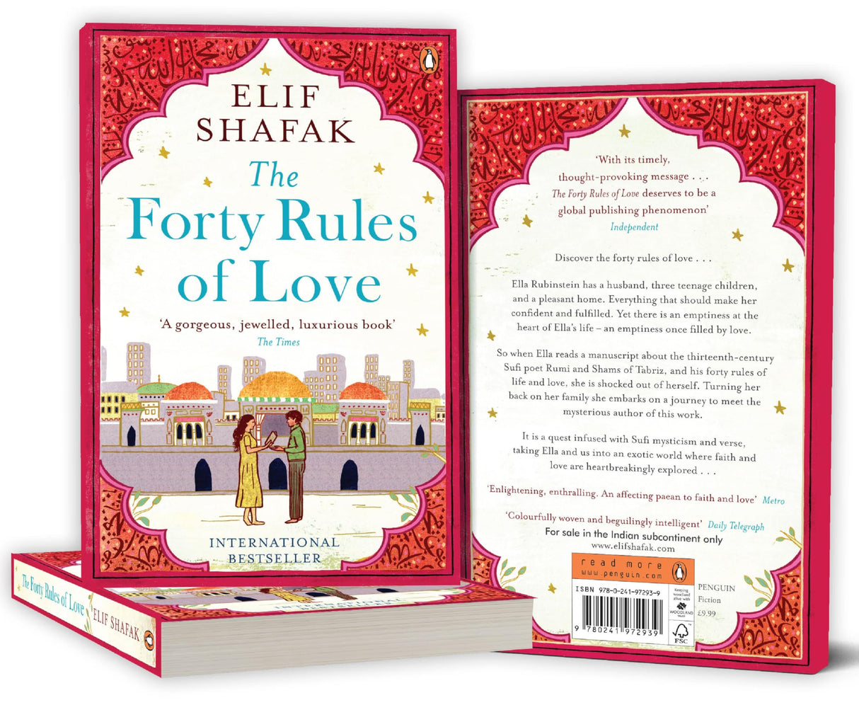 The Forty Rules of Love: A Journey of Love, Faith, and Transformation – Elif Shafak’s International Bestseller Inspired by Rumi’s Teachings on Life and Love - Retail Maharaj