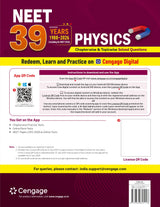 Cengage NEET 39 Years (1988-2026) Physics Chapterwise & Topicwise Solved Questions