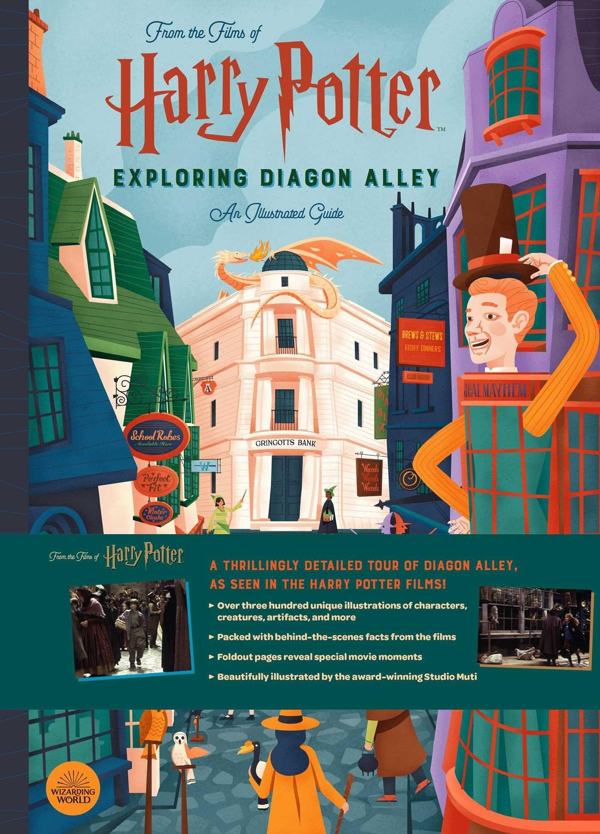 Harry Potter: Exploring Diagon Alley: An Illustrated Guide - Retail Maharaj