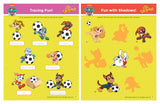 Nickelodeon Paw Patrol – Off Duty! Fun Learning Set | Wipe & Clean Mats, Coloring Sheets, Stickers, Certificate & Pen | Ages 3–7 | Learn Through Play with Your Favorite Pups - Retail Maharaj