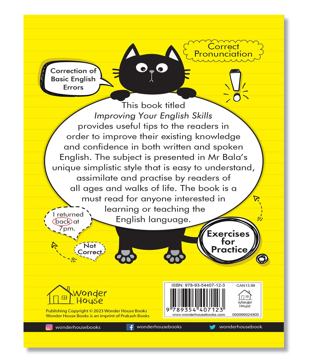 Improving Your English Skills: The Ideal Companion for Mastering English | By Vijayan Bala | Build Grammar, Vocabulary & Confidence I Age 13+ - Retail Maharaj