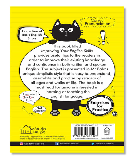 Improving Your English Skills: The Ideal Companion for Mastering English | By Vijayan Bala | Build Grammar, Vocabulary & Confidence I Age 13+ - Retail Maharaj
