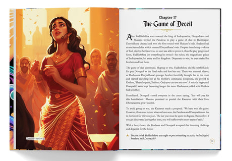 Mahabharata: Stories of Valor and Virtue | Indian Mythology, History & Folktales | Cultural Stories for Kids & Adults | Illustrated Book | Learn moral lessons from the great Indian Epic - Retail Maharaj