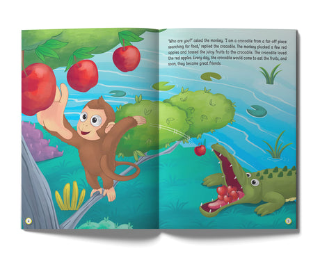 The Clever Monkey - Illustrated Moral Story for Children - Retail Maharaj