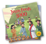 My First Illustrated Bible Story: Jesus feeds 5000 - Retail Maharaj