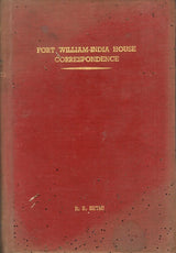 Fort William-India House Correspondence - Vol. III : 1760 - 1763 ( Rare Book )