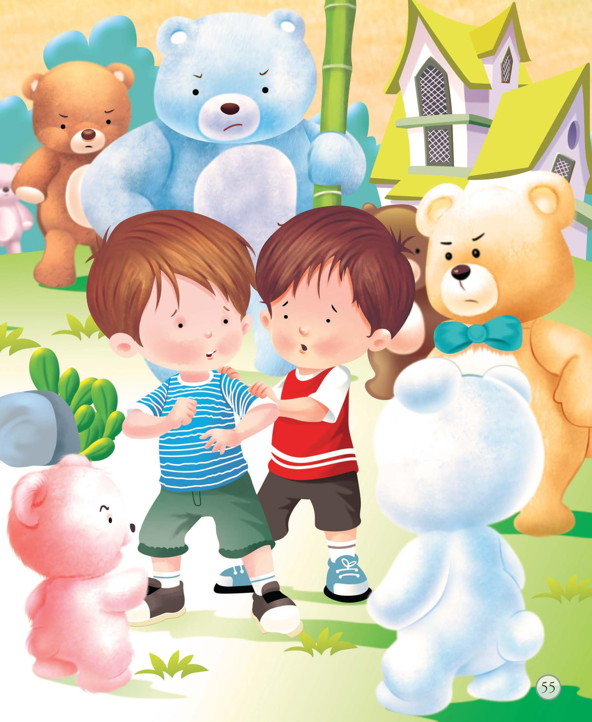 5 Minute Teddy Bear Stories for Children: Heartwarming Collection of Short Tales for Kids | Sweet Adventures of Teddy Bears & Friends | Fun Read-Aloud ... Tales - Large Print (Large Print Story Book) - Retail Maharaj