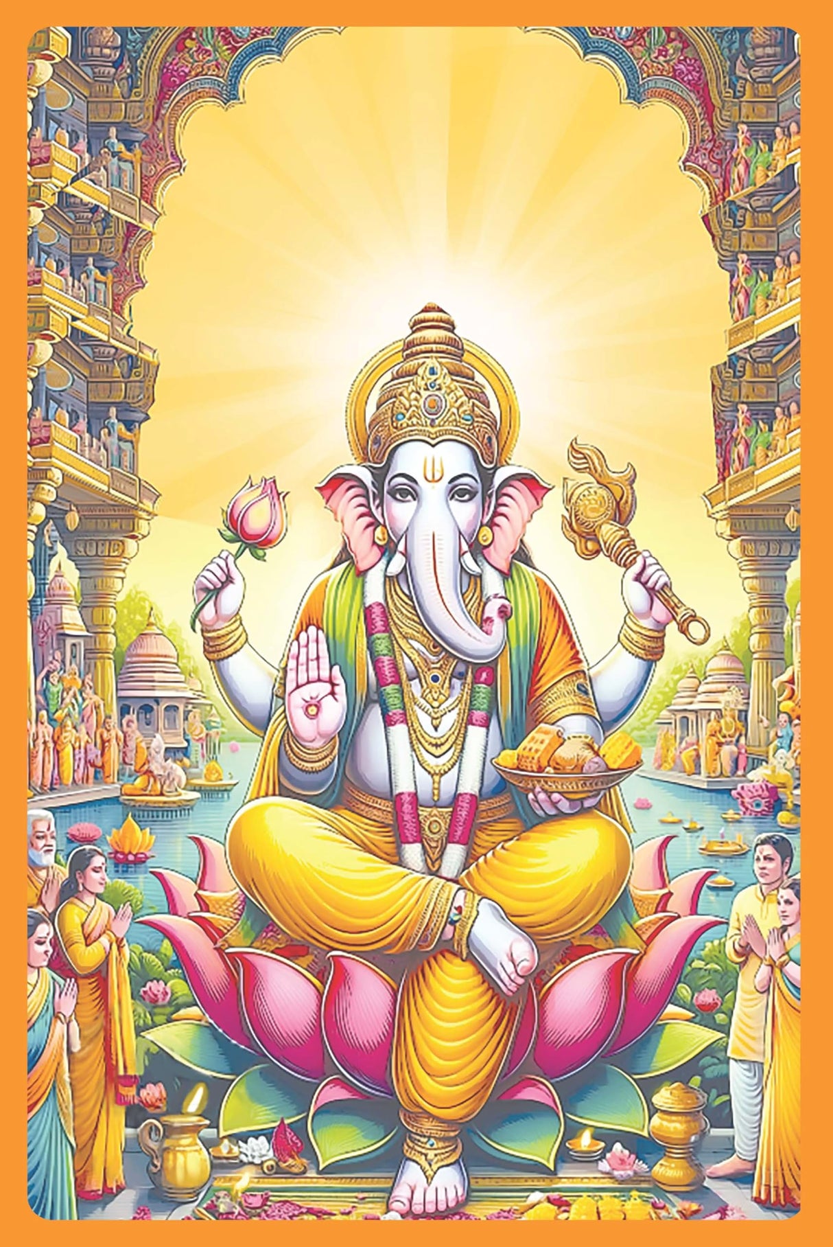 Aarti Sangrah - (आरती संग्रह) - Collection of 31 Aartis in English with Coloured Illustrated Pictures | (Deluxe Hardbound edition with silk fabric) | ... and Devotion: Collection of Love and Devotion - Retail Maharaj
