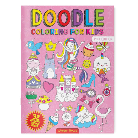 Doodle Coloring For Kids - Pink Edition - Retail Maharaj