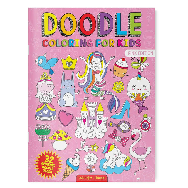 Doodle Coloring For Kids - Pink Edition - Retail Maharaj