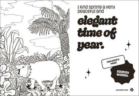Be More Moo Deng: The Unofficial Colouring Book - Retail Maharaj