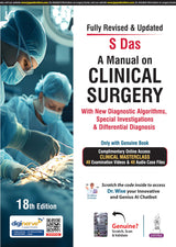 A MANUAL ON CLINICAL SURGERY WITH NEW DIAGNOSTIC ALGORITHMS, SPECIAL INVESTIGATIONS & DIFF.DIAG. - Retail Maharaj