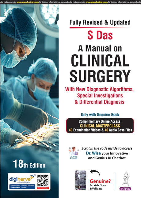 A MANUAL ON CLINICAL SURGERY WITH NEW DIAGNOSTIC ALGORITHMS, SPECIAL INVESTIGATIONS & DIFF.DIAG. - Retail Maharaj