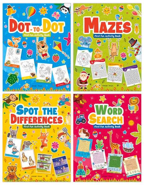 My First Fun Activity Books: Fun & Challenging Mazes for Kids | Boost Problem-Solving & Logic | Ages 4–8 | 3 Hours of Screen-Free Fun - Retail Maharaj