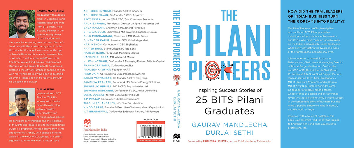 The Pilani Pioneers: Inspiring Success Stories of 25 BITS Pilani Graduates - Retail Maharaj